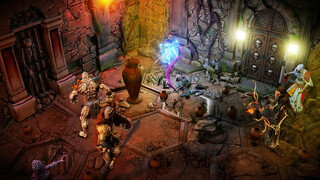 Example of gameplay interaction between characters and enemies.